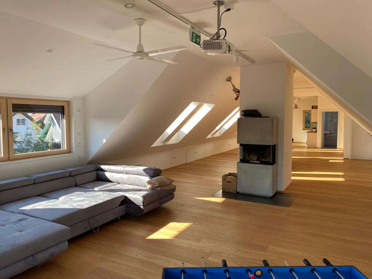 Salzburg-Loft Im Stadtteil Leopoldskron-Moos 120Qm Mit Balkon & Untersbergblick Екстер'єр фото